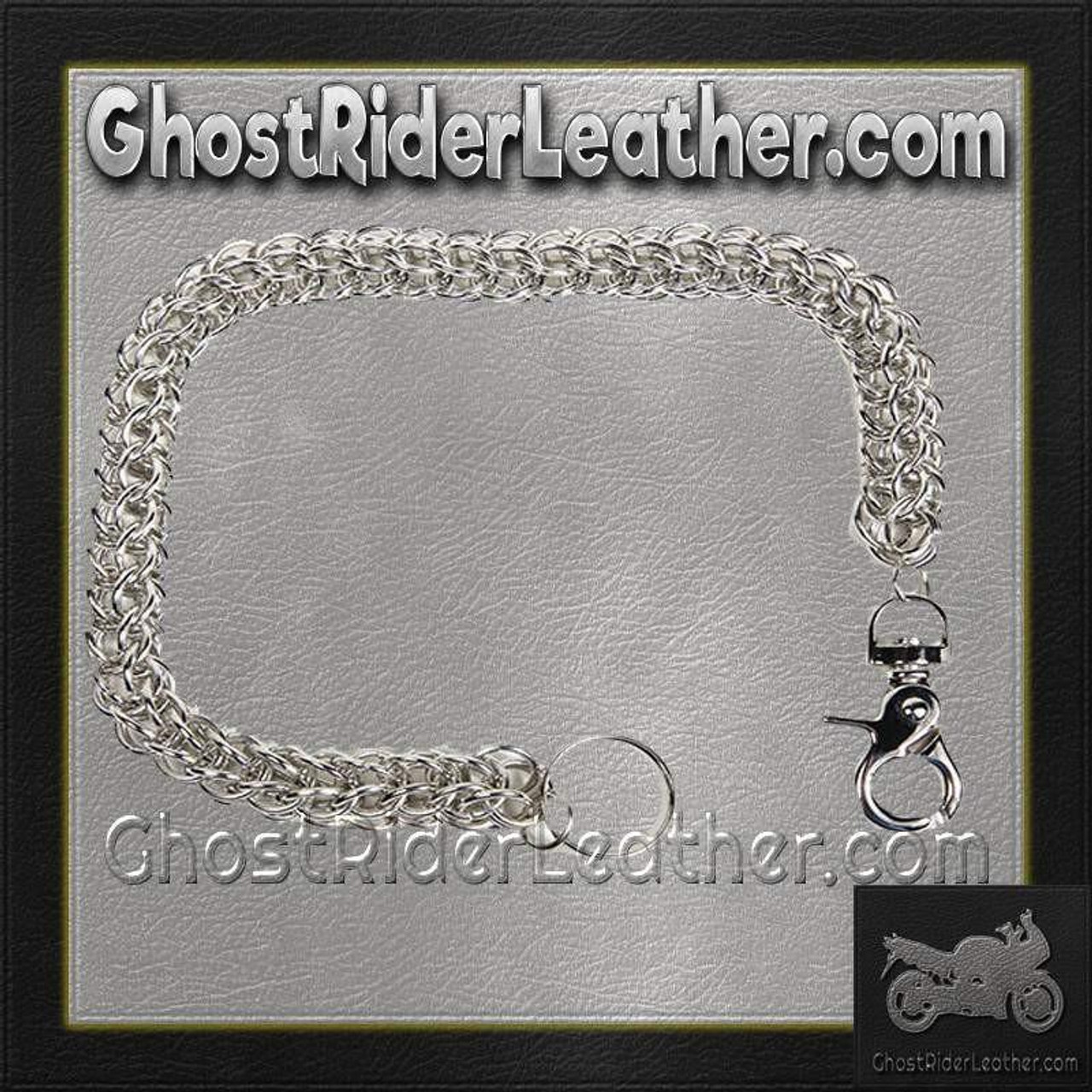 Wallet Chain for Biker Wallets - 20 - Silver Color - Motorcycle  Accessories - WTC4-DL